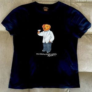 ralph lauren polo medium black tshirt